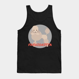 Fashion Show Poodle Tank Top